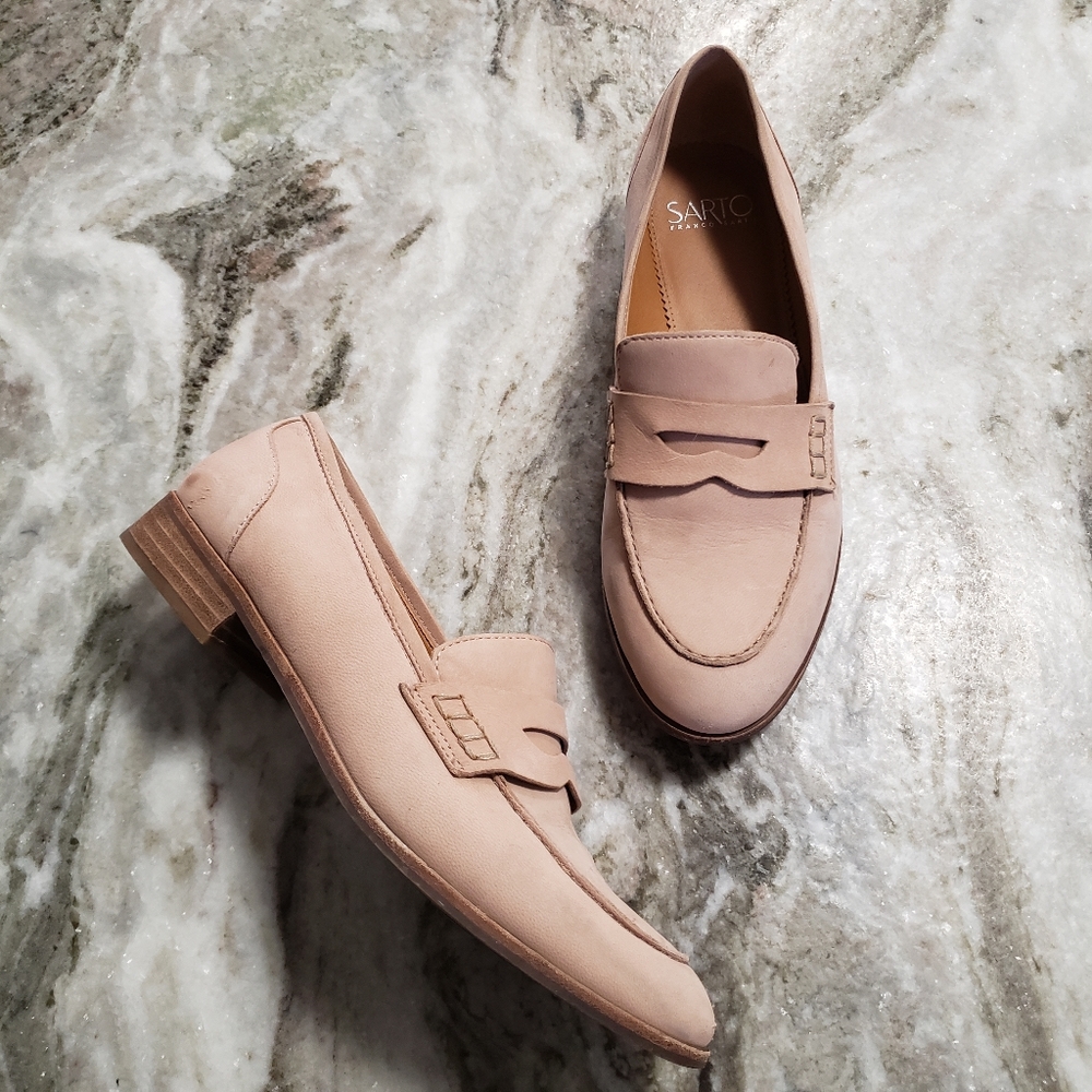 Franco Sarto | Genuine Leather Flats Loafers 7.5 - Picture 4 of 16